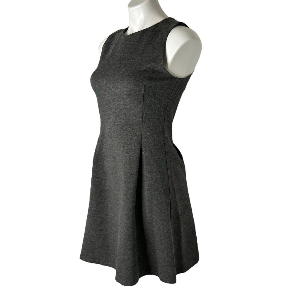 Of Mercer New York Womens Gray‎ Dress High Neck Sleeveless Size 4 Capsule